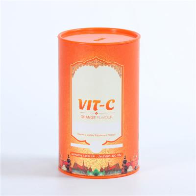 China Recyclable Custom Printing Lid Newspapers Distribution Tour Box Vitamin Supplement Metal Packaging for sale