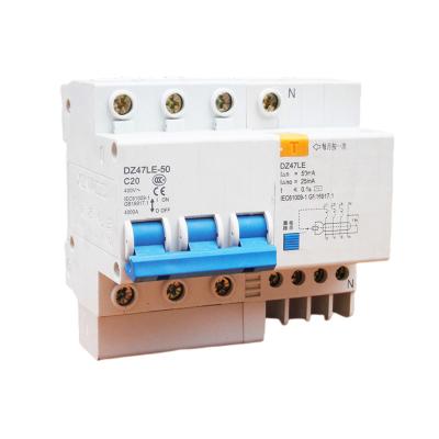 China Manufacturer factory 100A 3Pole MCB Residual Current Circuit Breaker 10K for sale