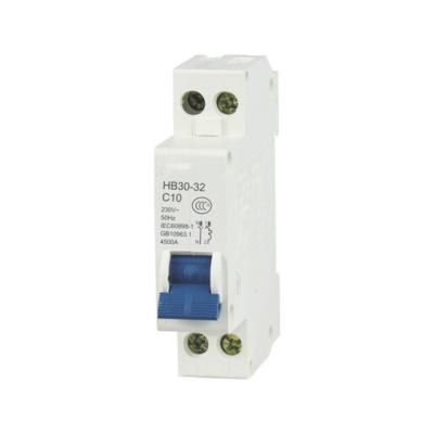 China Factory Supply 1P MCB 100A MCB AC 240/415V B C D Curve Circuit Breaker on sale 10kA for sale