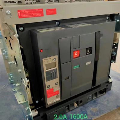 China manufacturing factory Disyuntor ACB 3P 4P Air Circuit Breaker 1600A 2000A compatible with Schneider 45/65/85KA for sale
