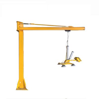 China Standard 4mx4m Glass Cantilever Crane With Glass Sucker for sale