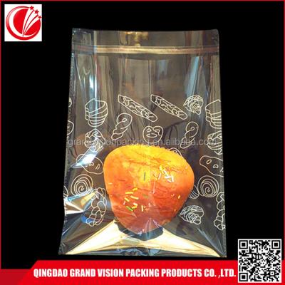 China Disposable OEM printed free sample LDPE bopp cake bag bread MOQ=1000pcs for sale