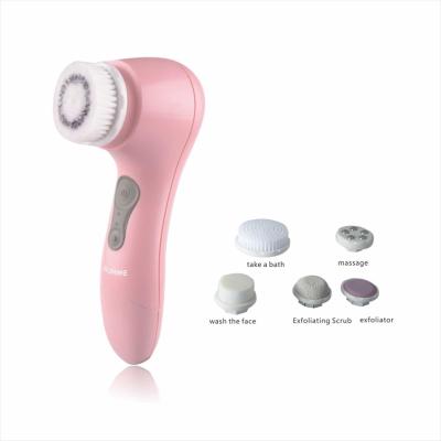 China Washable Beauty Product Hair Removal Machine 2 Speed Operation Electric 6 In 1 Lady Cleansing Set With Bath Brush, Exfoliating Scrub, Massage Head, Etc. RF9005 for sale
