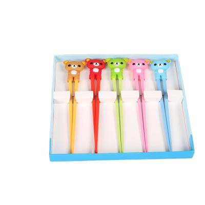 China Sustainable OEM Customized Children's Training Chopsticks Baby Cartoon Chopsticks Study for sale