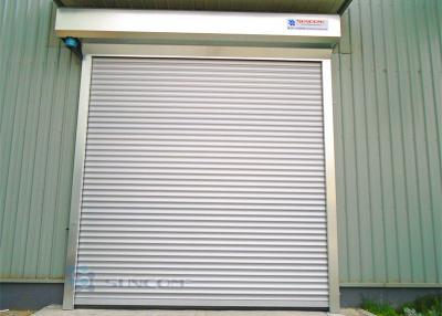China Galvanized Steel Security Door With Remote Control For Outdoor Use for sale