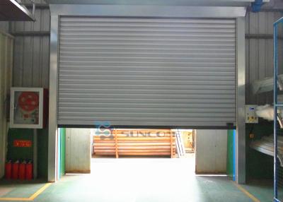 China 0 Degree C Galvanized Steel Security Door With Remote Control And Face Recognition System for sale