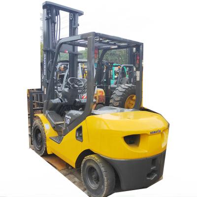 China Construction works Used KOMATSU FD30 MINI forklift 3 ton 3t japanese original used forklift with sideshift forklift cheap price for sale