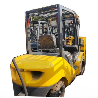 China Construction works Used KOMATSU FD30 MINI forklift 3 ton 3t japanese original used forklift with sideshift forklift cheap price for sale
