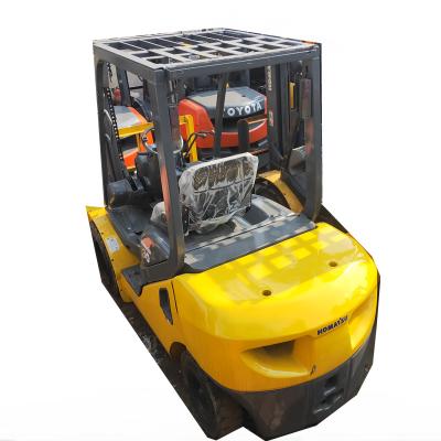 China Construction works Used KOMATSU FD30T MINI forklift 3 ton 3t japanese original used forklift with sideshift forklift cheap price for sale
