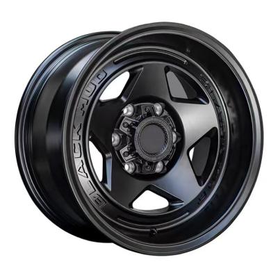 China ALLOY 17inch rims with black and machined lip for pickup suv offroad wheels for FORD Raptor for sale