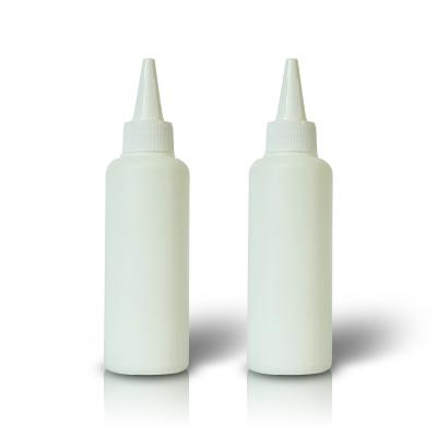 China High Quality Plastic Bottle PE Cosmetic Skin Care Product Packaging Container Skin Care Container Set Empty Bottles Set 120ml Round for sale