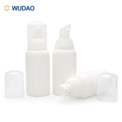 China Cosmetic Customized 80ml Empty Hand Sanitizer Liquid Soap Detergent Plastic Packaging Facial Foam Pump Bottle for sale