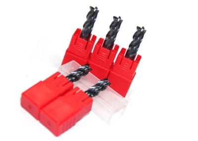 China 4 Flute Solid Carbide Milling Cutters General Processing Black Colored for sale