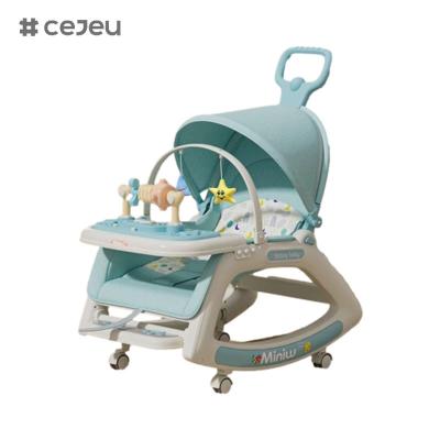 China For boys and girls,CJ-718-5,Soothing chair coax baby artifact, 5 in 1,Swing pattern High chair pattern Fixed pattern for sale