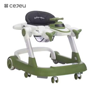 Cina CJ-MLT-611Ultimo design Barato Baby Walker Imparare a camminare/ Baby Walker con musica e giocattoli/ Round Model Folding Baby Walker in vendita