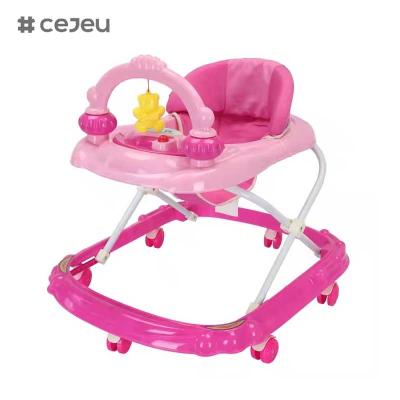 Cina CJ-BLK-613 giocattoli di vendita calda baby walker con 3 livelli di altezza regolabili e alto schienale per comfort e supporto in vendita