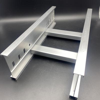 China Powder Coated Cable Bridge Customized Aluminum Cabbel Ladder for sale