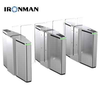 China 110V 220V Access Control Turnstiles Infrared Photocells With Acrylic Plate Arm for sale