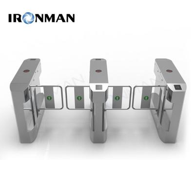 China Bogen-Schrägflächen-automatisches Schwenktür-Drehkreuz 1200*280*980mm für Unternehmen zu verkaufen