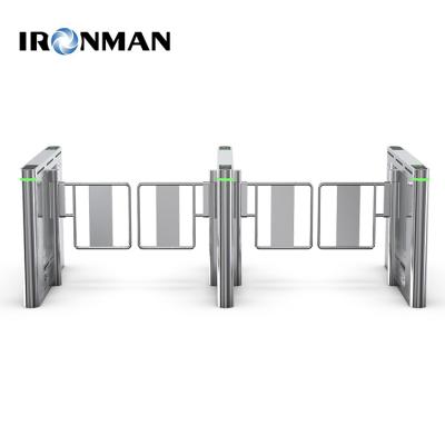 China Stainless Steel Access Control Speedlane Swing Turnstile Entrance Gates for sale