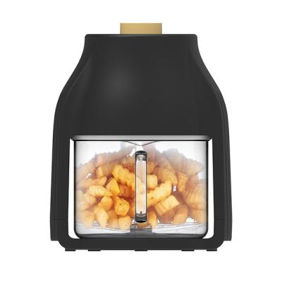 China Deep Frying 3.5L Air Fryer Air Fryer Oil Free Oven Deep Fryer with Glass Basket Digital Oil Free Air Fryer for sale