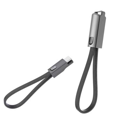 China High Speed Flat Lighting Nylon USB C Mobile Phone Android Charger Cord Fast Short USB A Data Sync Cable For iPhone 13 mini pro 12 11 max for sale
