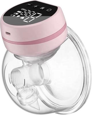 China BPA Free Portable Electric Wireless Hands Free Suction Breast Pump Puerperal Integrated Breast Pump for sale