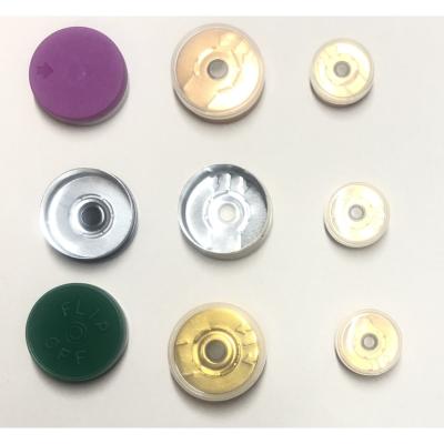 China Aluminum Plastic Cap Tear Off CapsAluminum Plastic Flip Cover for Injection Glass Vials for sale