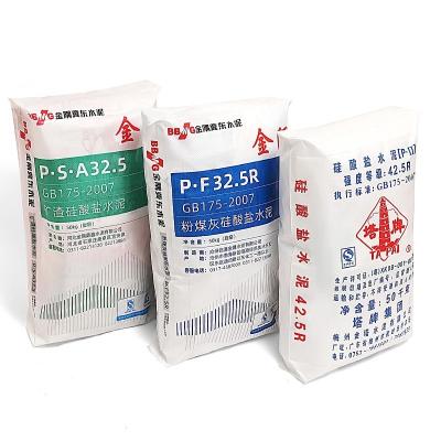 Китай Горячая звезда объявления продажи 25KG 40KG 50KG кладет PP в мешки для того чтобы преградить нижний клапан цемента сумки кладет мешок в мешки цемента продается