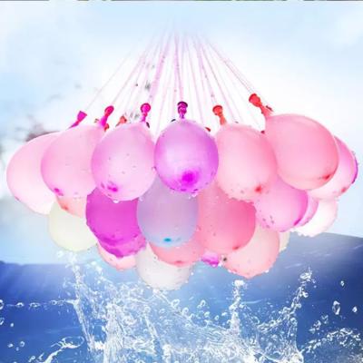 China 111pcs/bag Reusable Latex Balloons Toys Kids Toy Water Balloon Slingshot Promotional Wholesale Happy Summer Baby Water Balloons Launcher for sale