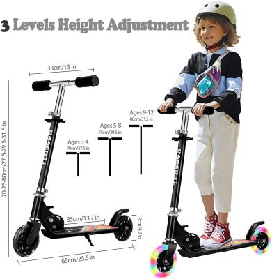 Chine Scooters réglables de ROHS de pro de coup-de-pied taille en aluminium pliable des scooters 320mm à vendre