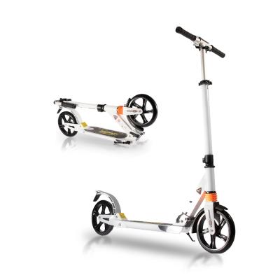 Chine Scooter blanc adulte de coup-de-pied du scooter 100KGS de suspension de ROHS à vendre