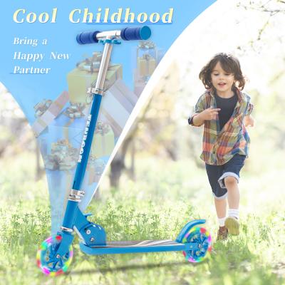 Chine Les garçons 100KGS réglables de poignée bleue donnent un coup de pied le scooter 154 livres d'enfants donnent un coup de pied le scooter à vendre