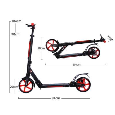 Chine Scooter de coup-de-pied de pliage de disque du scooter 100KGS de suspension d'arrière de ROHS à vendre