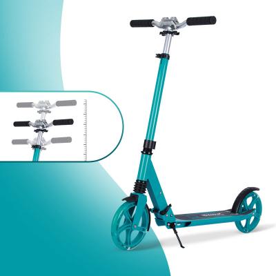 Chine Scooter pliable de roues d'unité centrale de la taille 104cm de poignée du scooter 100KGS à vendre