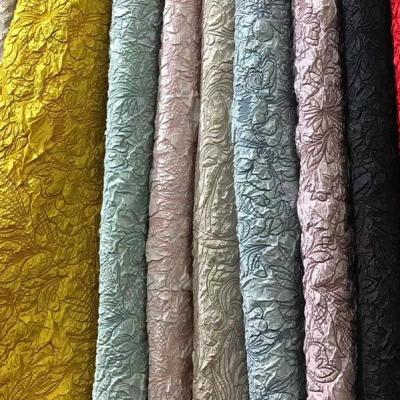 Chine Peau géométrique du tissu 200gsm de jacquard de polyester du modèle 145cm de fleur amicale à vendre
