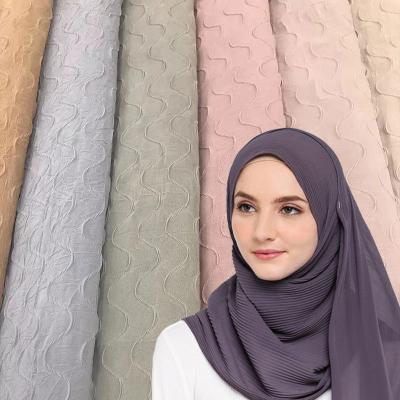 Κίνα Αναπνεύσιμο Abaya Crepe το υφαμένο ύφασμα που 150cm ασφάλιστρο Headscarf Crepe το υλικό προς πώληση