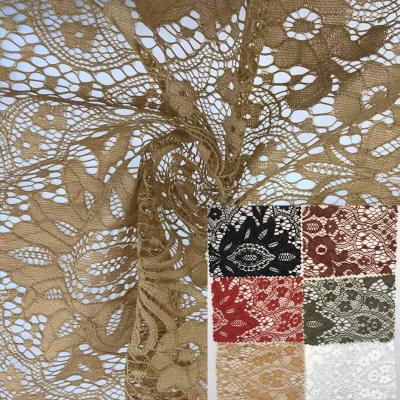 Chine La guipure a attaché l'or le jacquard que nigérien de matériel de dentelle lacent le tissu 59 pouces à vendre