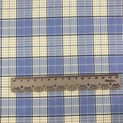 중국 97% 폴리에스테 3% 스판덱스 Madras Gingham 격자 무늬 직물 160gsm 다 색깔 판매용