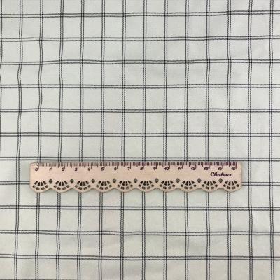 중국 40s 30s 흑백 체크와 스트라이프 패브릭 110 gsm-200 gsm 폴리에스터 패브릭 판매용