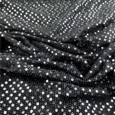 Chine tissu métallique de scintillement de Spandex de Lurex du polyester 145gsm de 148cm pour le vêtement à vendre