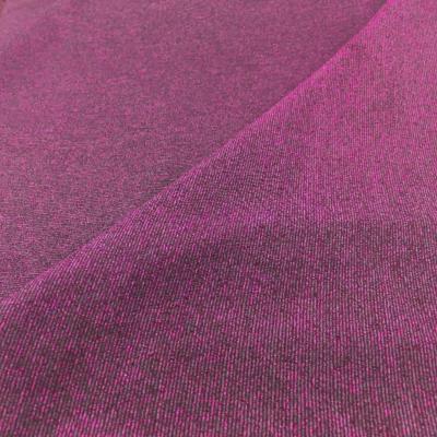 Chine Tissu métallique rayé de débardeur du tissu 110-150gsm Lurex de paillette d'Elastane pour la jupe à vendre