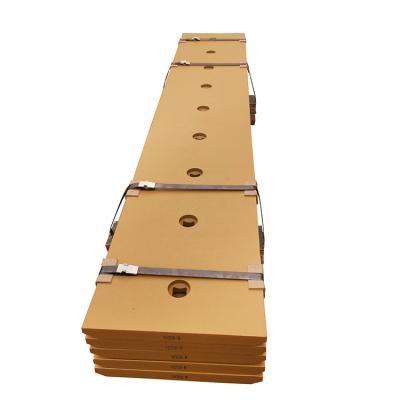 China Construction works Manufacture Bulldozer Spare Parts Motor Grader Blade Double Bevel Flat Edge 10258 for sale