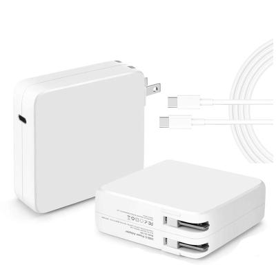 China Universal Replacement Mac Book Pro Charger 87W USB C Power Adapter Compatible 13/15 Inch Works with 87W 61W 30W 29W Include Cable for sale