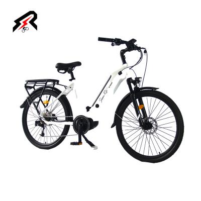 China New Desig 48v500W Aluminum Alloy Manufacturer Aluminum Disc 8 Speed Teeth Electric Bike for sale