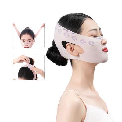 Cina Ingrosso rosa elastica facciale V Faccia Barato Guancia Bandaggio Lifting Band in vendita