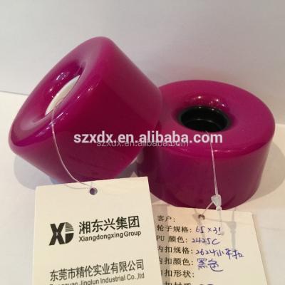 China Pro 65x35mm PU Skateboard Wheels With Motor Hub Customize for sale