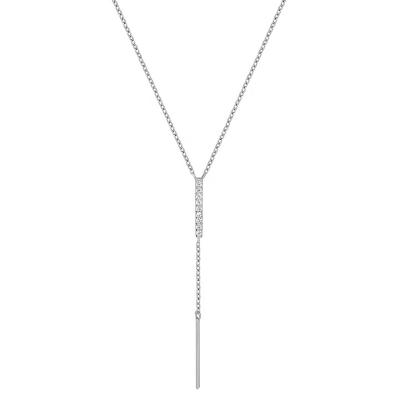 China Chenqi Sterling Silver 925 Zircon Necklace Bar Y Link Chain Female CLASSIC Korean Jewelry Accessories Luxury Fancy Party Gift For Women for sale