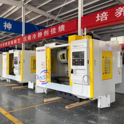 China Automatische 3as 4as 5as CNC draaibank Verticale freesmachine VMC855 Bewerkingscentrum Te koop