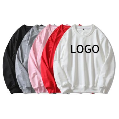 China 2021 Anti-wrinkle fashion cheap unisex oversized sweatshirt wholesale custom printing solid sweatshirt for sale